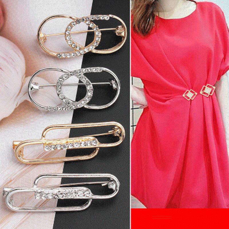 Ghim Cài Áo Hình Kim Băng Mạ Màu Độc Đáo