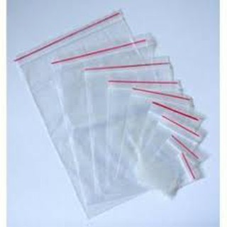 (100g) TÚI ĐỰNG / TÚI ZIPPER CHỈ ĐỎ NHIỀU SIZE LỰA CHỌN
