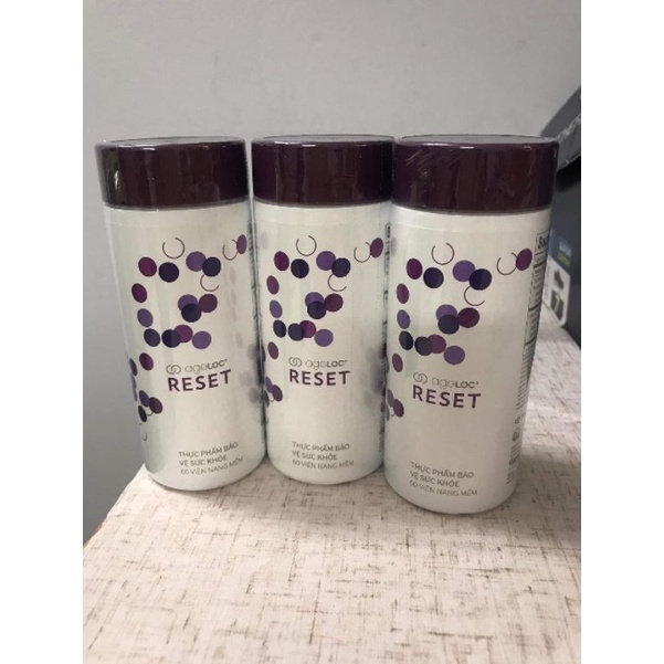 Viên uống Reset của Nuskin  Bảo vệ Sức khỏe hạn 7/2/2025