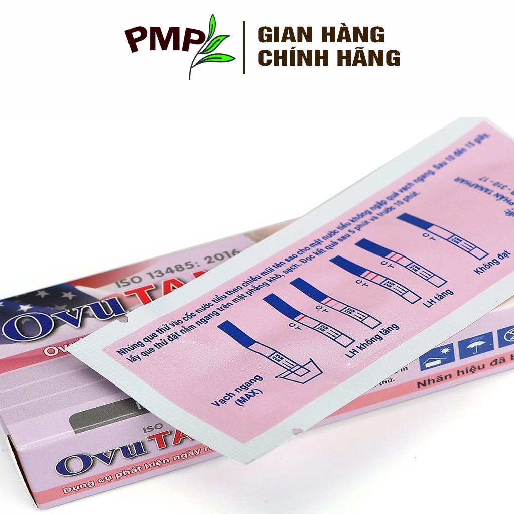 Test Thử Rụng Trứng Ovutana (Hộp 12 Test) Canh Ngày Rụng Trứng Hiệu Quả, Chính Xác