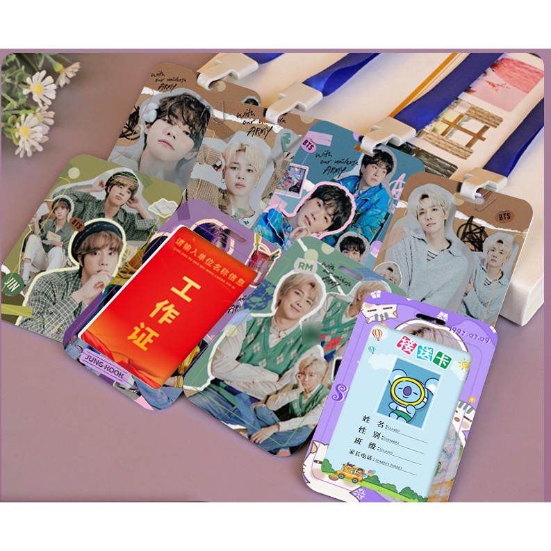 Dây Đeo Thẻ ID In Tên Các Thành Viên Nhóm BTS
