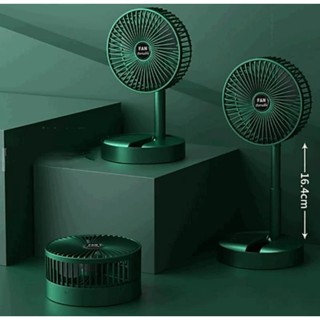 Quạt Tích Điện Để Bàn Có Thể Gấp Gọn, Quạt Sạc Cỡ Lớn Pin Khỏe Dùng 6-8h MÃ NK-6969
