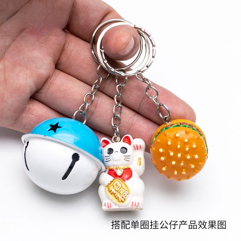 Set 10 Móc Khóa Mạ Điện Handmade diy Xinh Xắn
