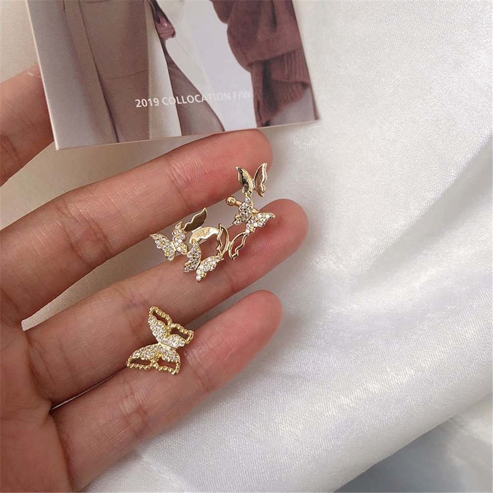 Đôi khuyên tai hình bươm bướm phong cách xinh xắn cho phái nữ