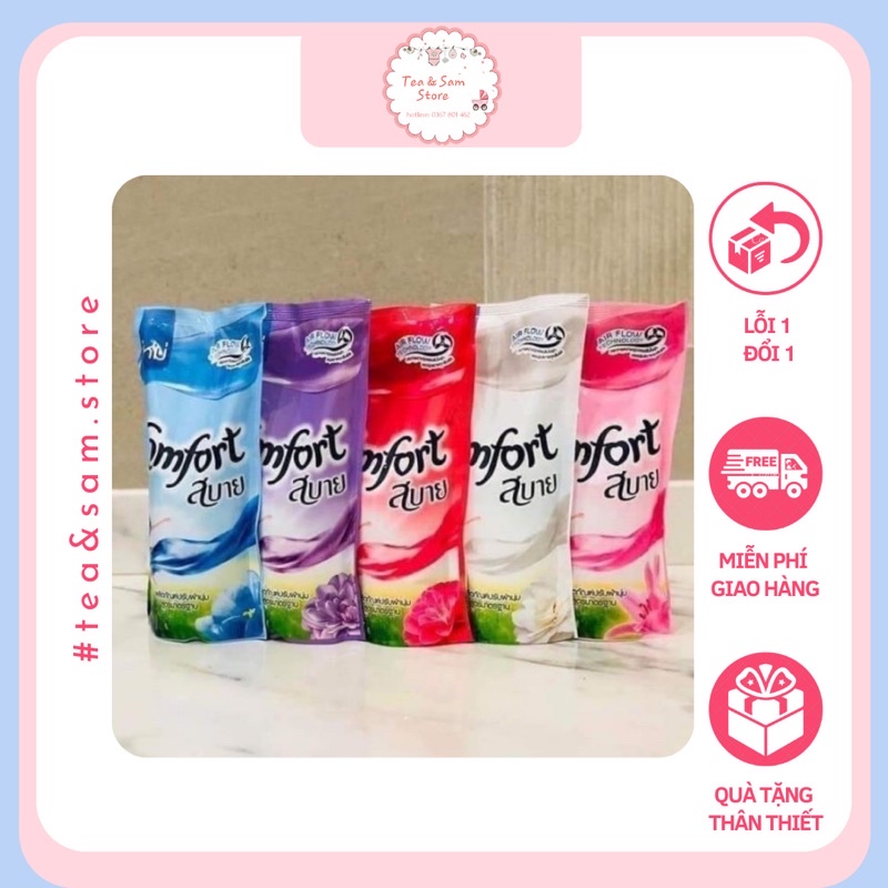 Combo 3 túi xả COMFORT Thái lan túi 600 ml giao màu ngẫu nhiên