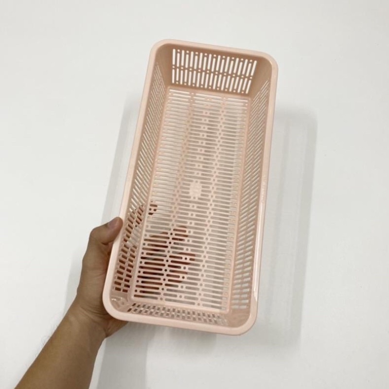 Rổ nhựa chữ Nhật dài đa năng dùng để đựng nhiều loại đồ