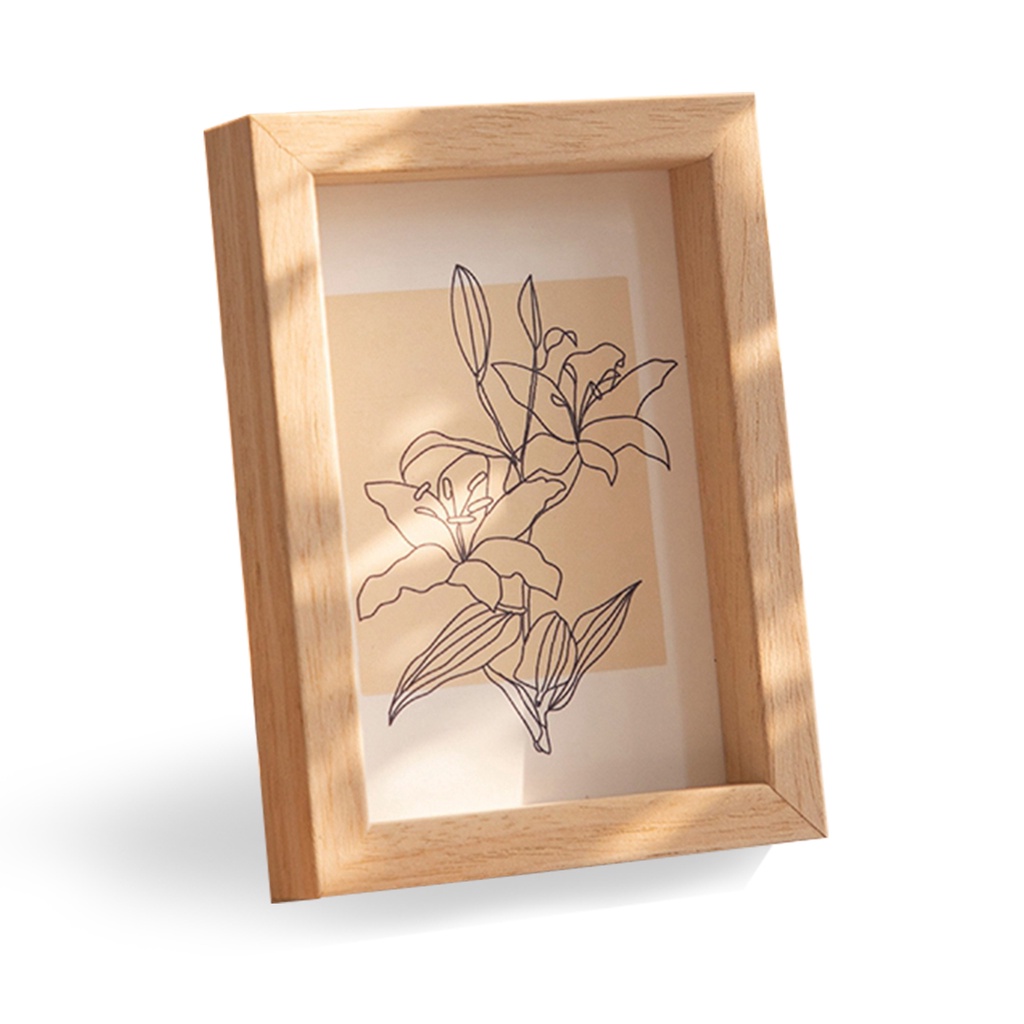 Khung Ảnh Bằng Gỗ Để Bàn Trang Trí
