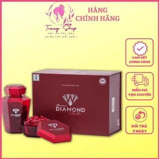 Diamond White Viên Uống Trắng Da Chống Nắng Giảm Nám Tàn Nhang, Chính Hãng, Nguyên Tem, Date Mới