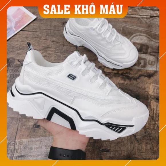 Giày nam, giày thể thao nam sneaker tăng chiều cao 6cm D62 [AK97] ; V