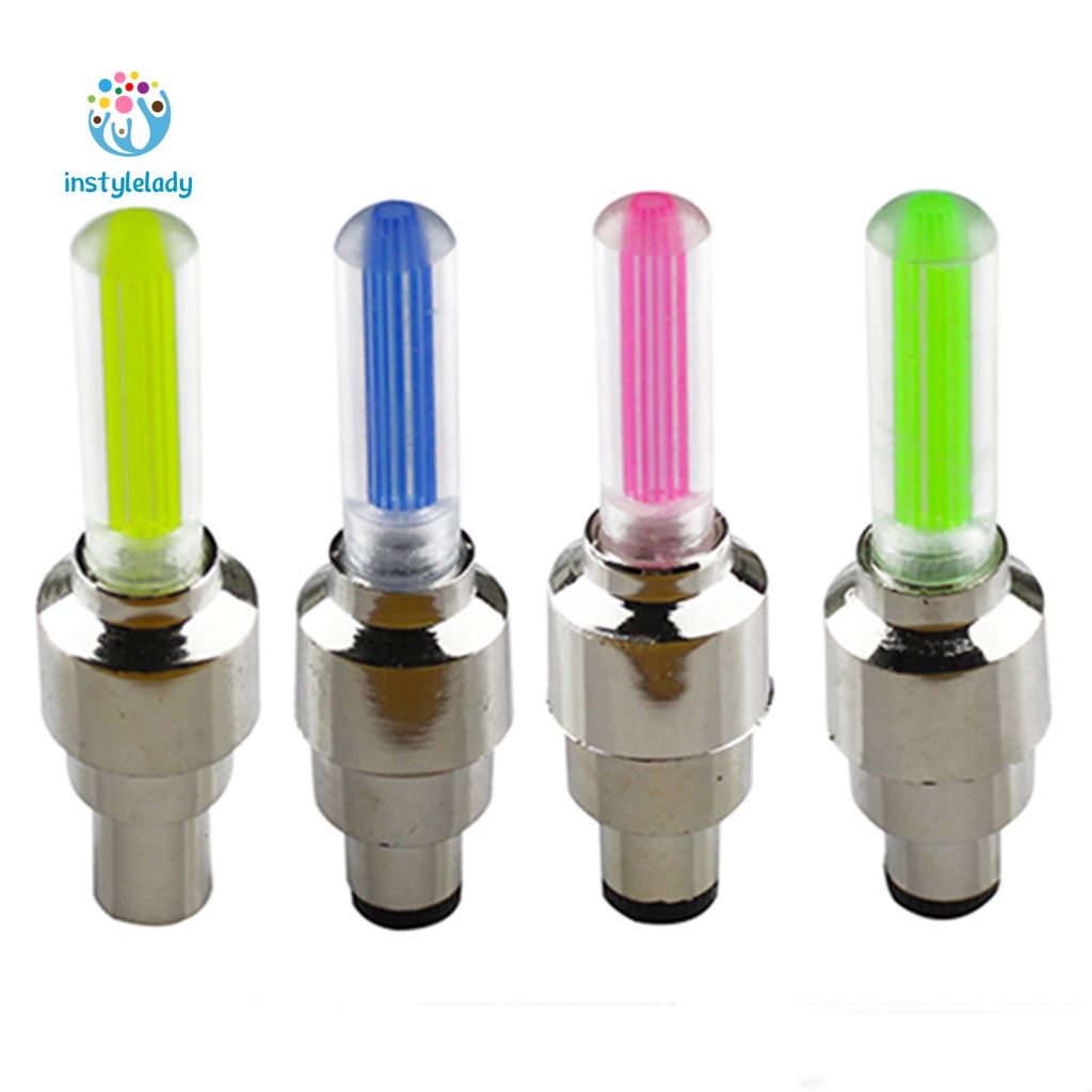 Đèn LED gắn van lốp xe đạp và xe máy trang trí độc đáo