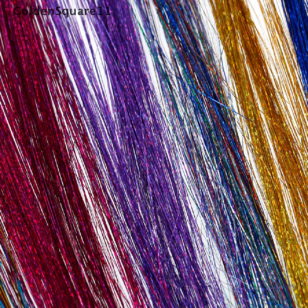 Cuộn 120 Sợi Tóc Lụa Màu Cầu Vồng Lấp Lánh