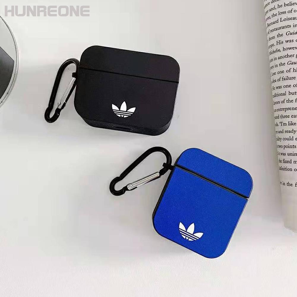 Vỏ Bảo Vệ Hộp Sạc Tai Nghe Airpods Pro / 1 / 2 Hình Logo Adidas Shamrock