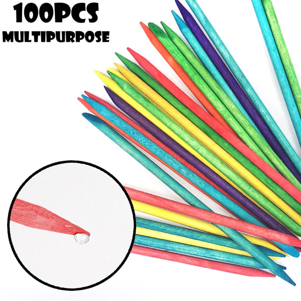 Que Gỗ Hai Đầu Màu Cam Kích Thước Nhỏ Gọn Chuyên Nghiệp Dành Cho Bạn Nữ