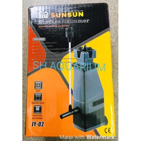 Lọc váng Sunsun JY02 cho bể cá cảnh, bể thủy sinh, có chức năng tạo oxy