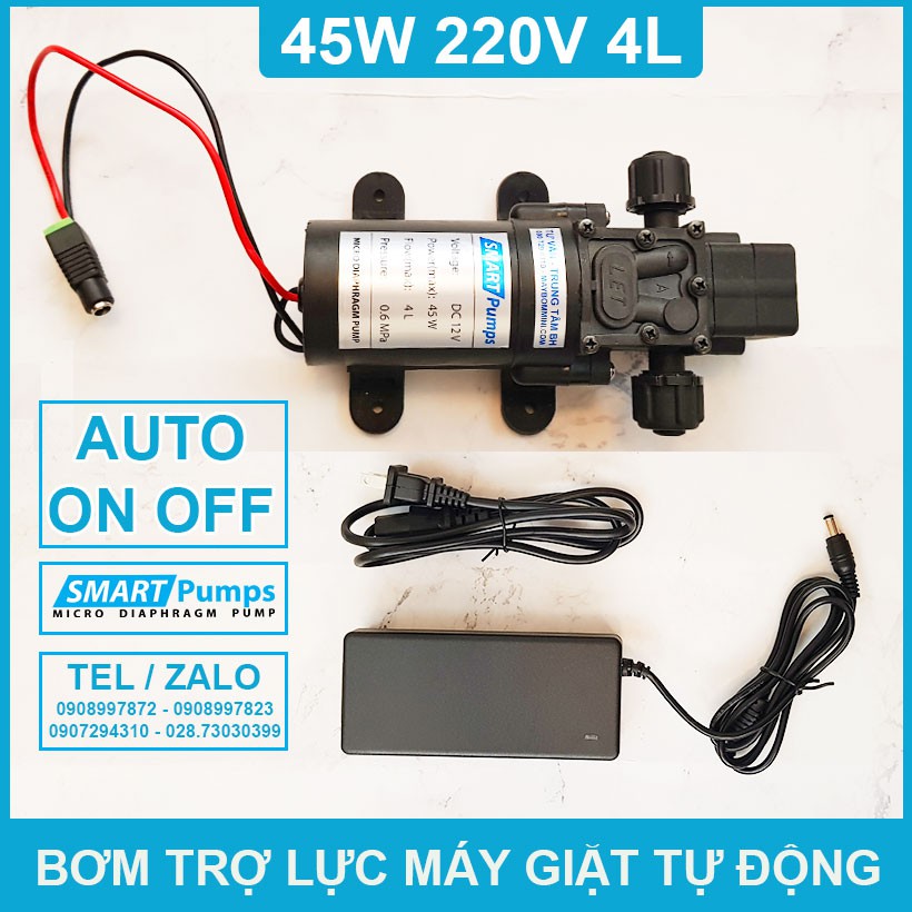 Bộ Máy Bơm Trợ Lực Tự Động 220V 45W