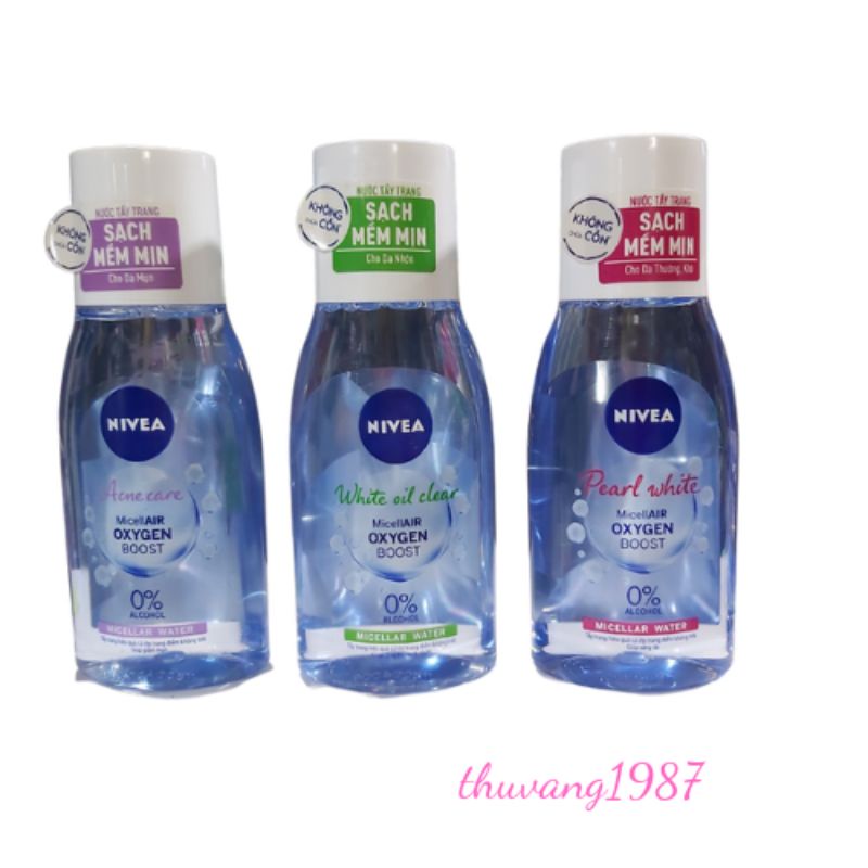 Nước tẩy trang nivea sạch mềm mịn 125ml