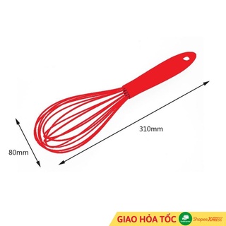 [LỚN] Phới Lồng - Cây Đánh Trứng Bằng Silicon Dài 26cm