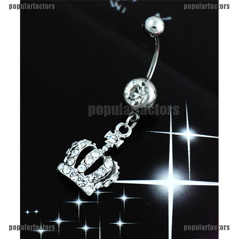 Khuyên Rốn Hình Vương Miện Thời Trang