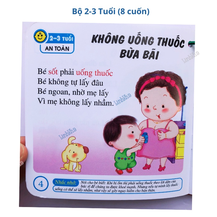 Sách Bách Khoa Toàn Thư - Cho trẻ 2-3 Tuổi - Dạng Tập Mỏng Xâu Khoen Cho Các Bé Nhỏ