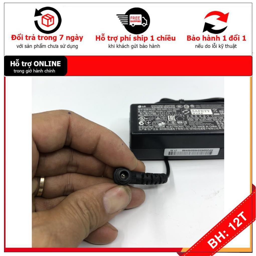 Adapter nguồn dùng cho màn hinh LG 19V 1.7A 19v 2.1a tặng kèm dây nguồn
