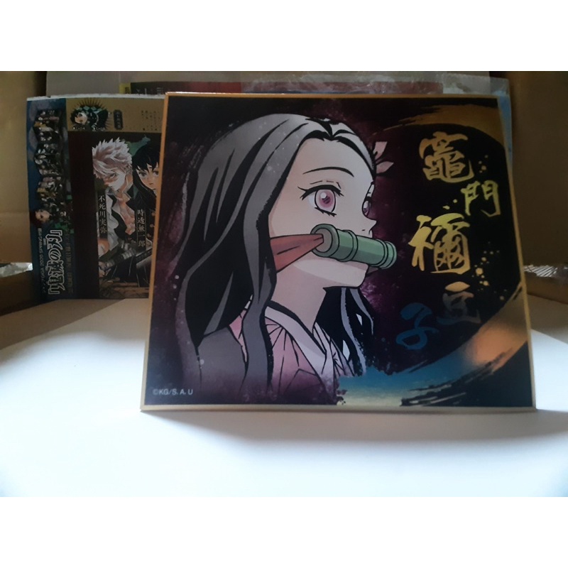 Thẻ shikishi visual các nhân vật của thanh gươm diệt quỷ