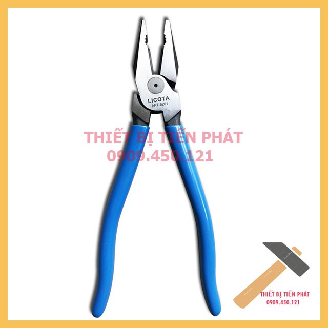 Kìm Điện LICOTA Loại 9" Mã: APT-5201 Kìm Được Chế Tạo Từ Thép CR-V, Có Độ Cứng Cao