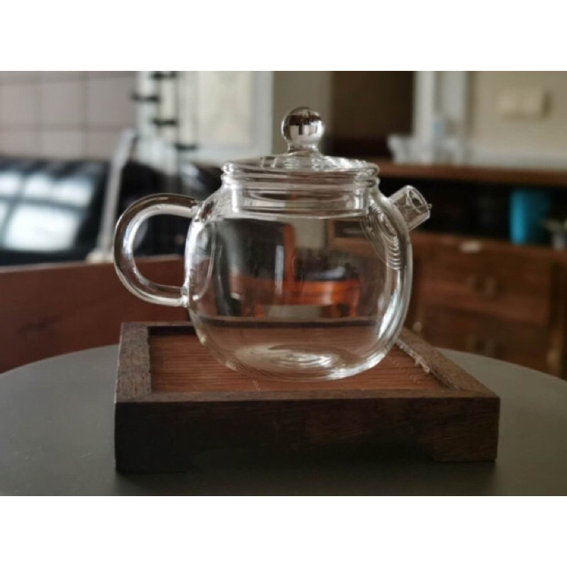 Ấm trà thuỷ tinh 150ml-pha trà trái cây, trà phổ nhĩ, trà long tỉnh, trà sen, bạch trà, Ngân kim trâm,...