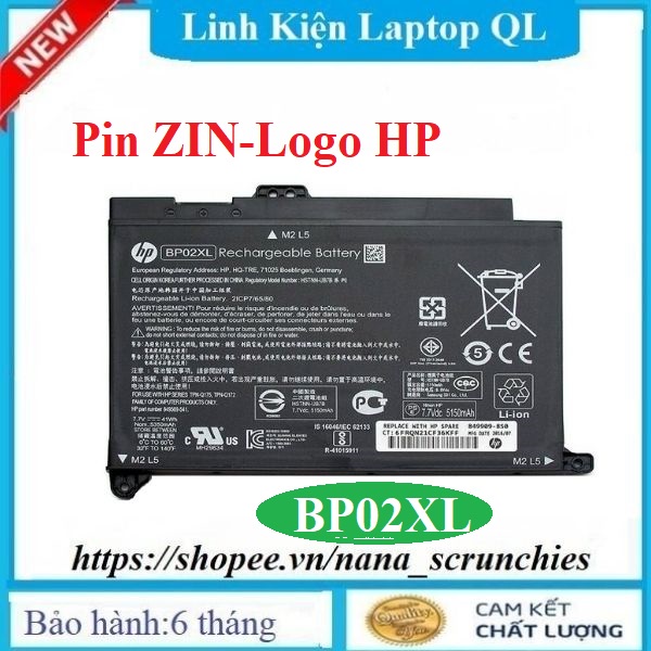 Pin Laptop HP Pavilion 15-AU Type BP02XL HSTNN-LB7H HSTNN-UB7B