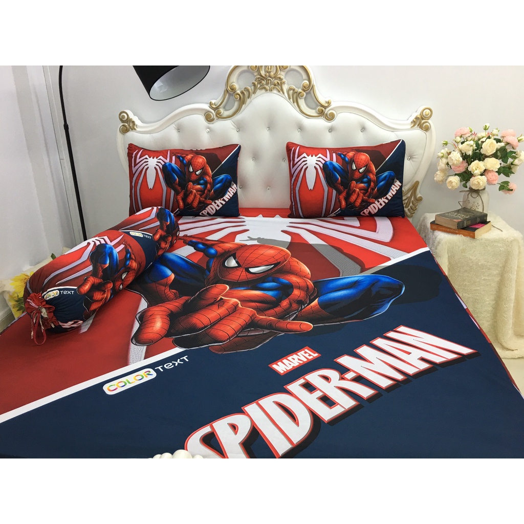 Drap Thun Lạnh 5D Cao Cấp Thun Ý Mẫu Siêu Nhân