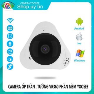 Camera Ốp Tường, Ốp Trần Mini VR360 - Có Hồng Ngoại Xem Đêm