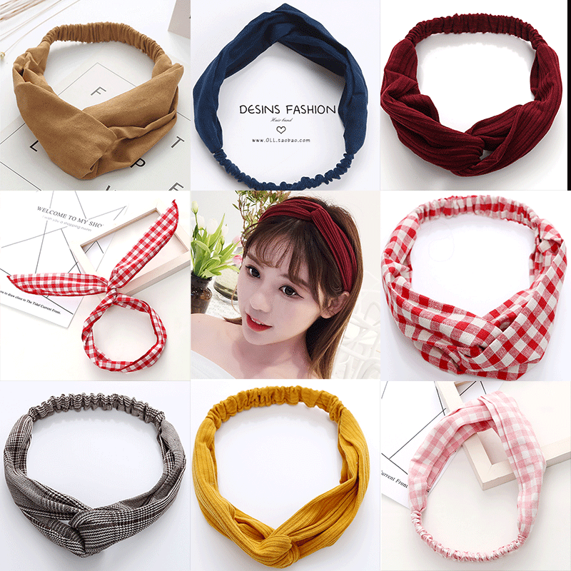 Băng đô cài tóc thiết kế đơn giản xinh xắn cho nữ