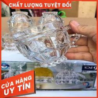 Bộ 6 cốc thủy tinh có quai
