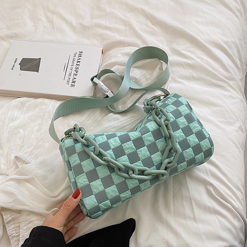 Túi đeo vai IELGY có dây đeo sợi xích thời trang cho nữ