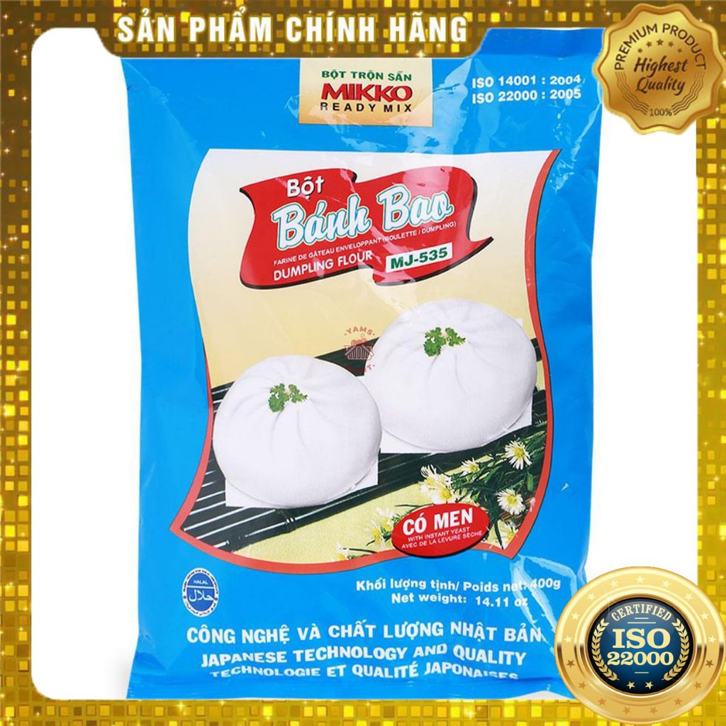 [ Yams Mart ] Bột Bánh Bao Mikko 400G