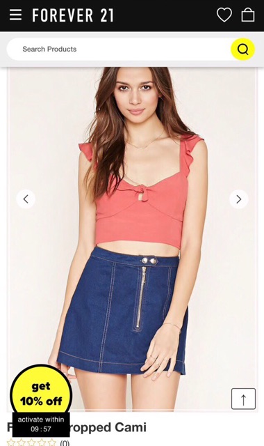 🎀👒 CROPTOP TAY CÁNH TIÊN F21 siêu đẹp