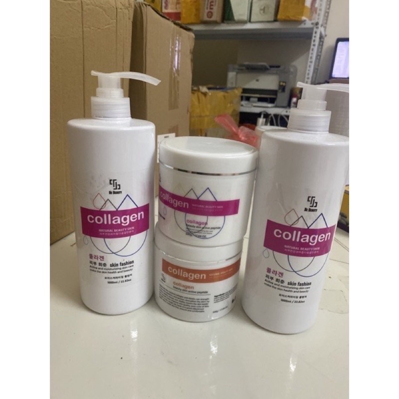 Bộ chăm sóc da collagen 4 món