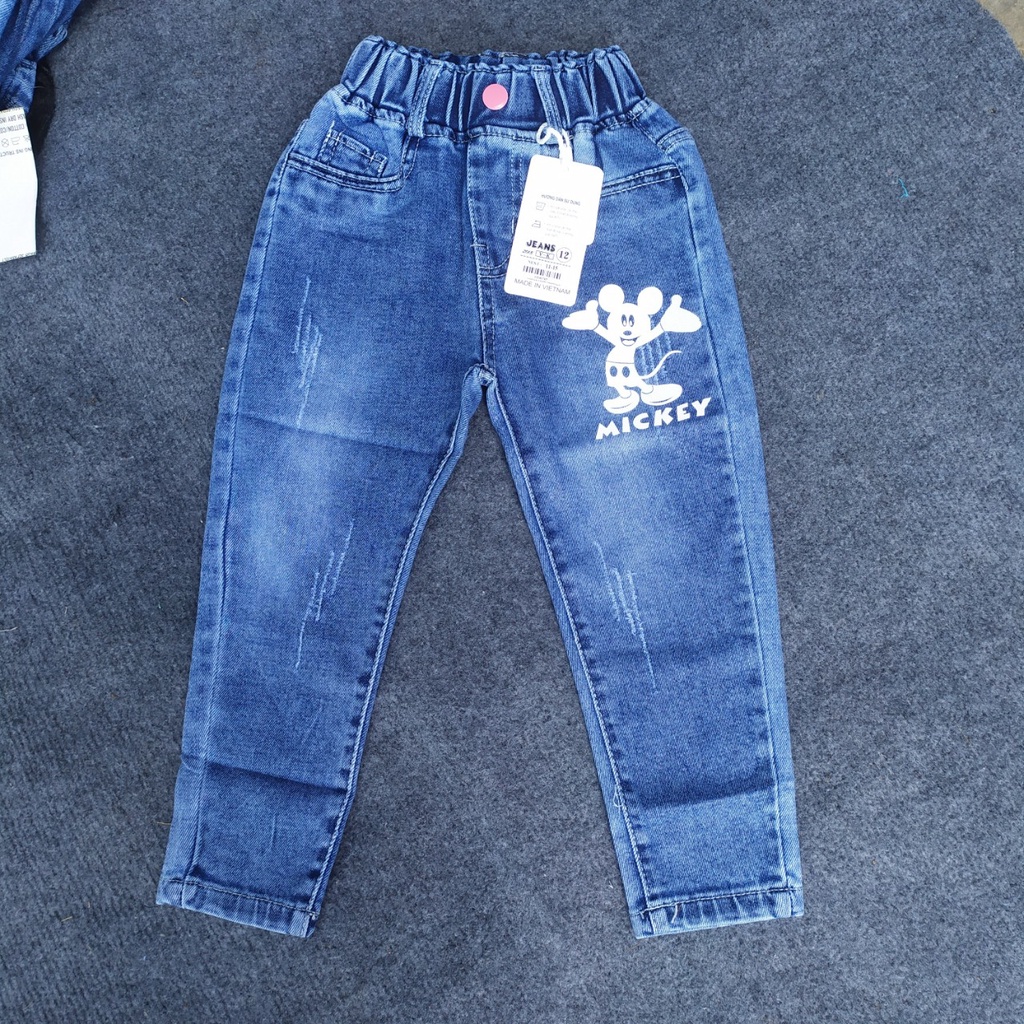 Quần jeans dài siêu xinh bé gái 10-25kg