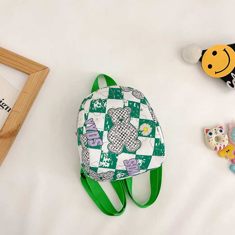 Balo mẫu gấu dành cho bé siêu cute, họa tiết nổi bật phong cách Hàn Quốc (9761)