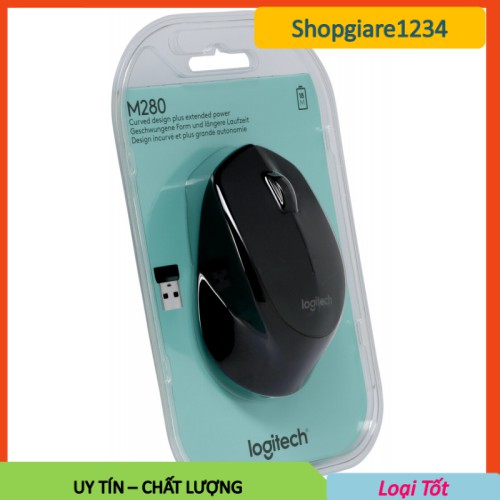 Chuột không dây Logitech M280 - Tự nhận Usb - Hàng mới 100%, Full Box