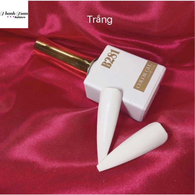 Nước sơn gel móng tay B281, B281 top trứng cút - Phụ kiện đồ nail HSM