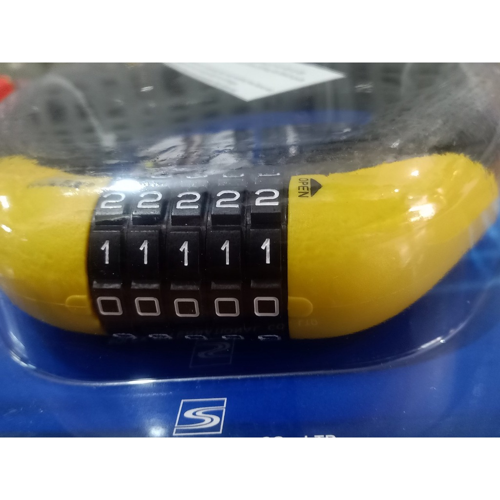 Khóa Dây xe máy/xe đạp 5 số Solex Cao cấp - Hàng Chính Hãng
