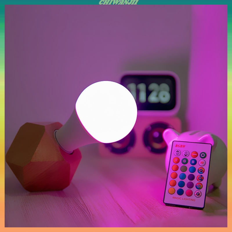 Bóng đèn LED RGB thay đổi màu sắc 16 màu tùy chọn có điều khiển từ xa tiện dụng cho gia đình/quán bar