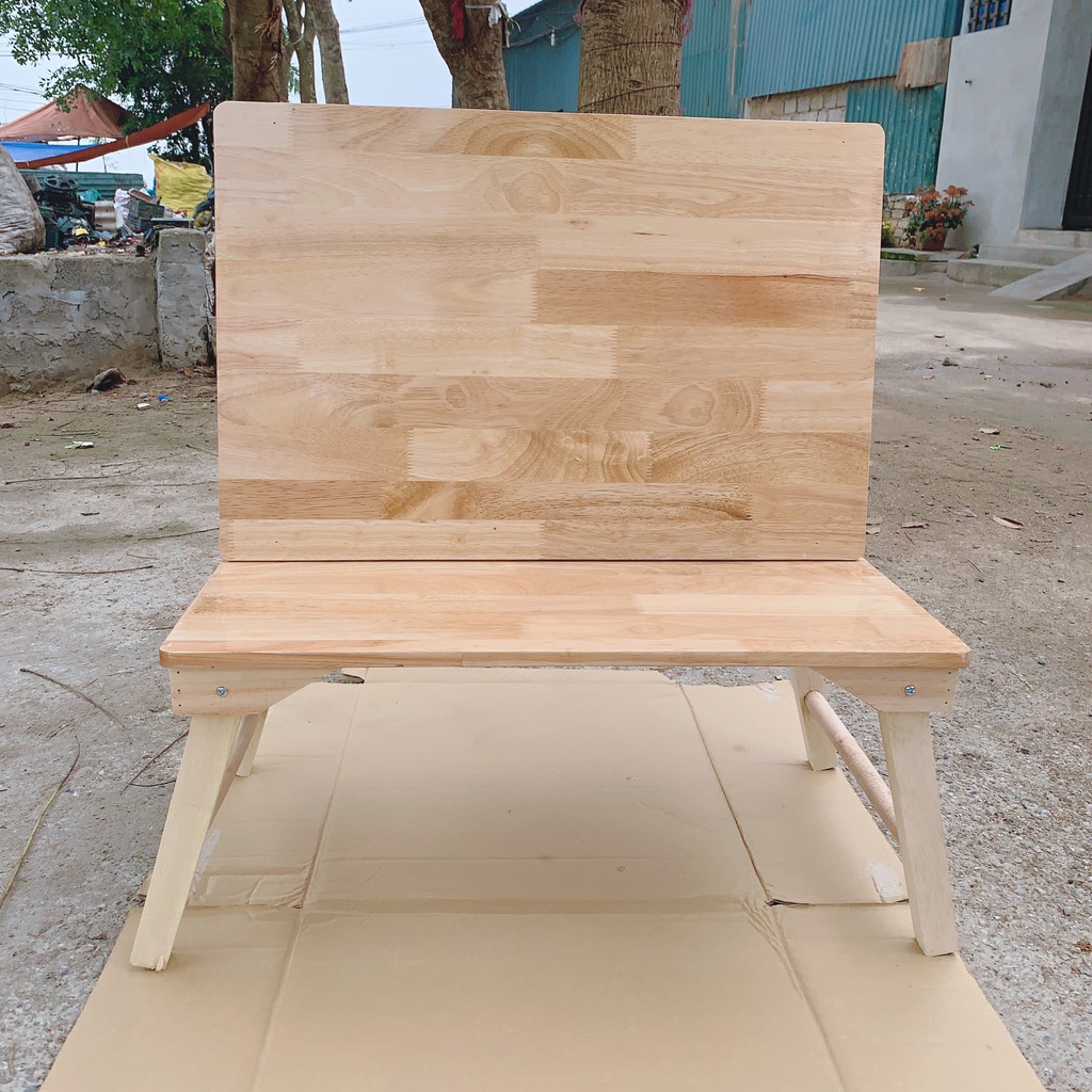 [Freeship 25K đơn 150K] Bàn gấp mini đa năng gỗ tự nhiên  - kích thước 40x60x27 cm - Bàn học - Bàn uống trà | BigBuy360 - bigbuy360.vn