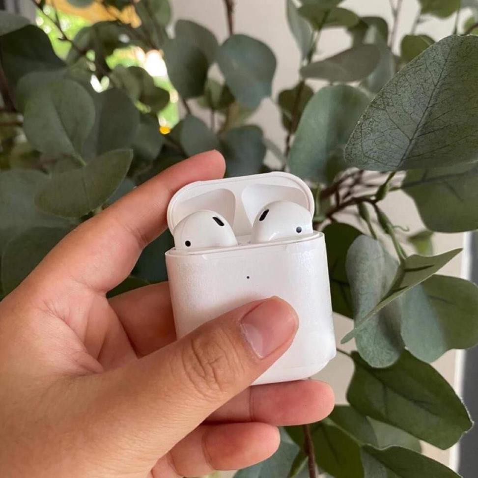 Tai Nghe Airpods 2 Bluetooth 5.0 [Định Vị+Đổi Tên+Sạc Không Dây] Phiên Bản Cao Cấp Nhất 2021