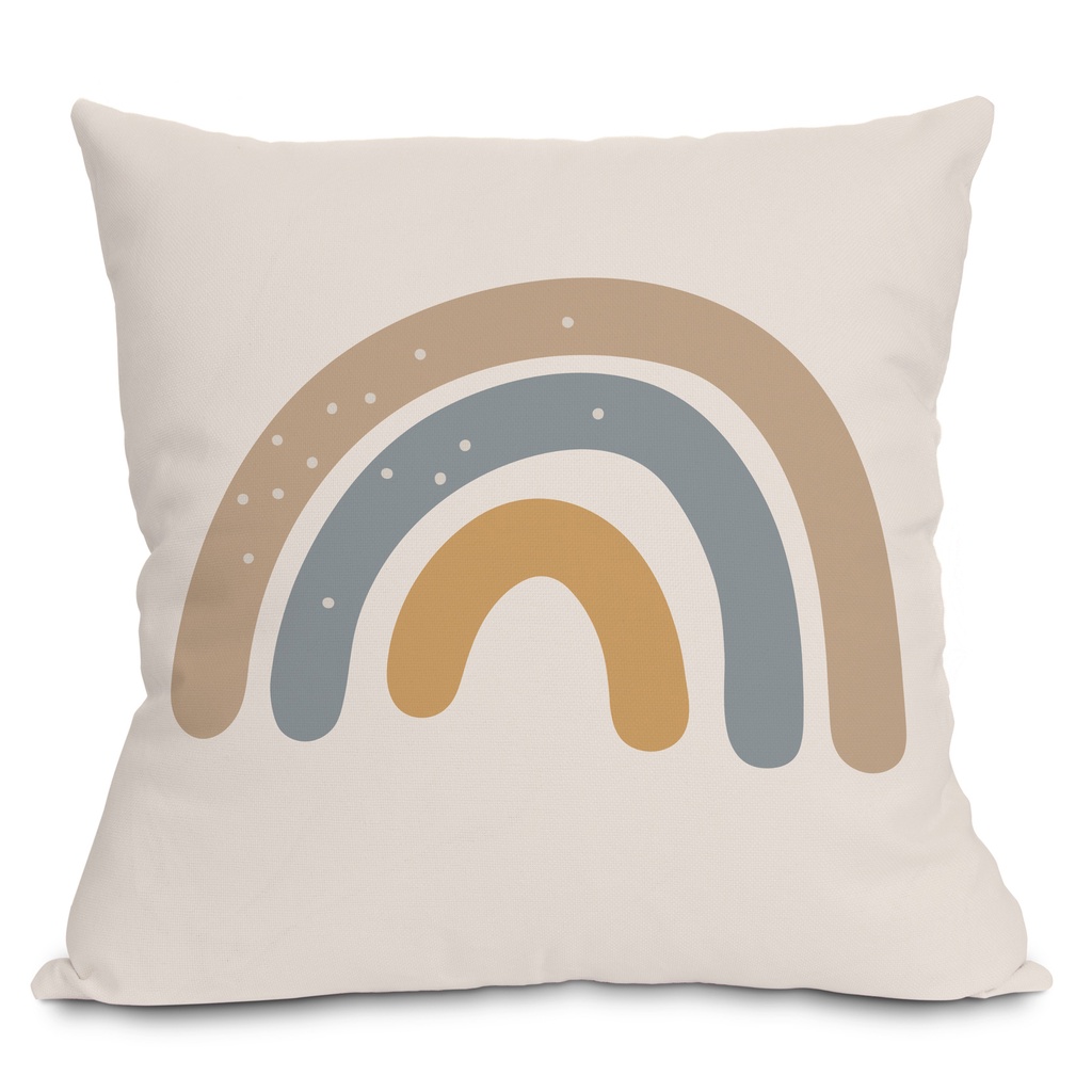 Vỏ gối tựa lưng vuông trang trí ghế sofa in hình mặt trăng mặt trời 40x40 45x45 50x50 60x60 70x70 | BigBuy360 - bigbuy360.vn