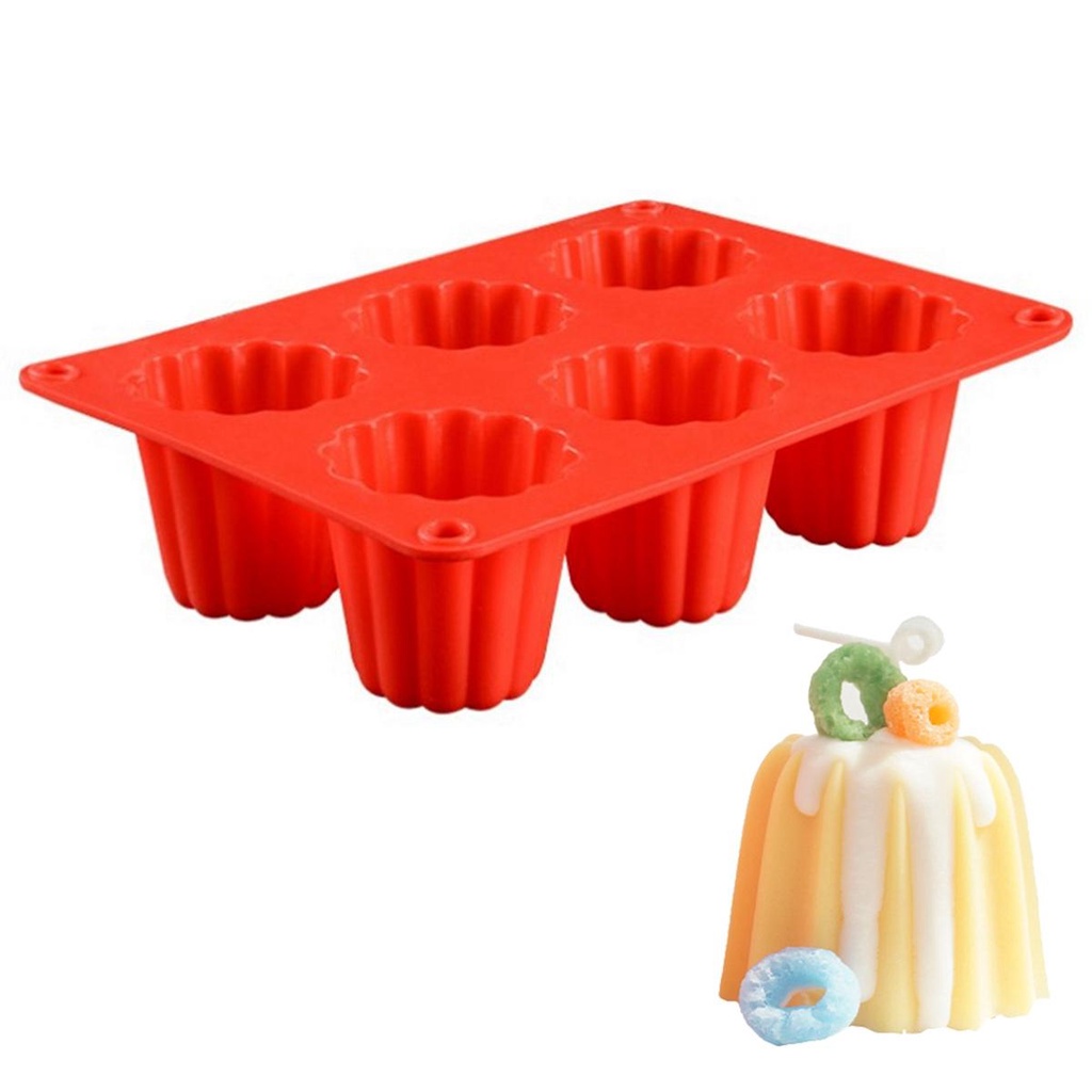 AUGUSTINA Khuôn Silicone Tạo Hình Làm Bánh Kẹo Hình Cây Kẹo 3D