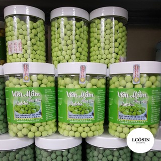500gr viên mầm đậu nành hồng sâm matcha tăng vòng 1, đẹp da, tăng sinh lý nữ có giấy chứng nhận ATTP LS937
