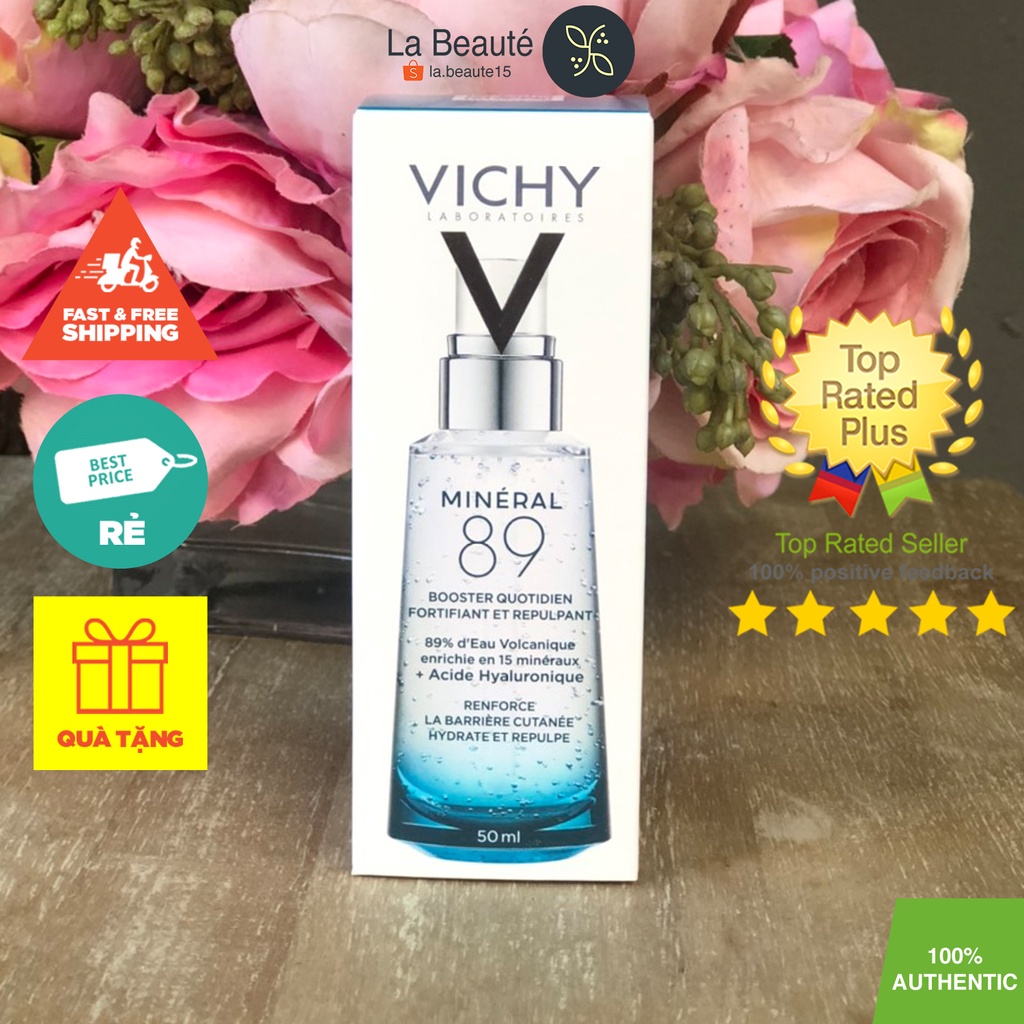 - Vichy Minéral 89 - Dưỡng Khoáng Cô Đặc Và Phục Hồi Da