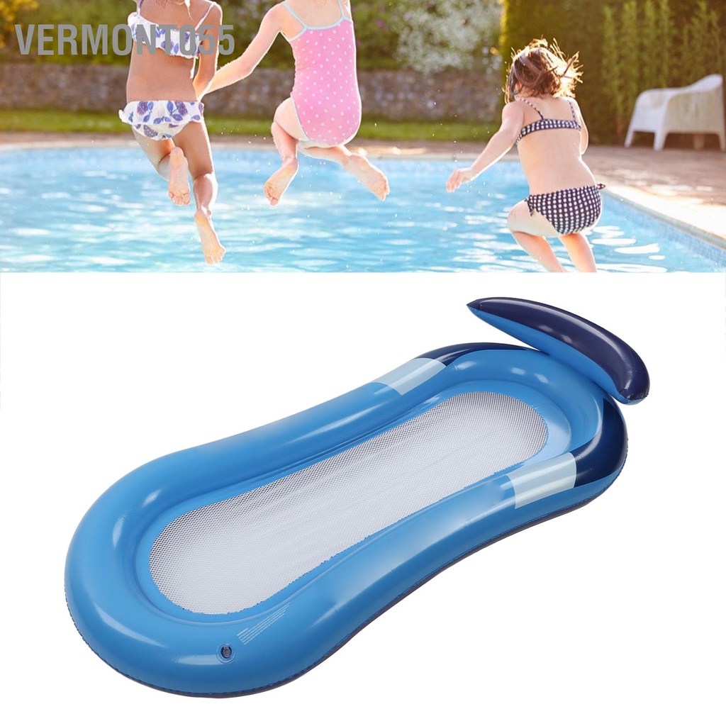 Vermont055 Bể bơi Võng nổi Phao phòng chờ Ghế trên nước có thể gập lại