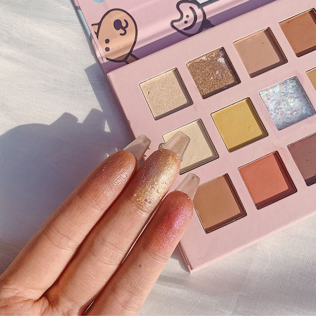 [MUGE LEEN] Bảng mắt 18 ô Muge Leen Vịt Mèo Bò sữa Gấu nâu | BigBuy360 - bigbuy360.vn